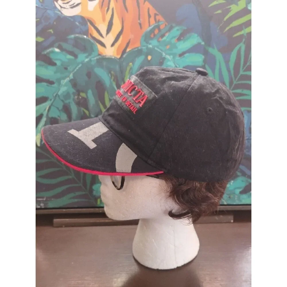 Invicta Black Cap with Red Logo and Trim